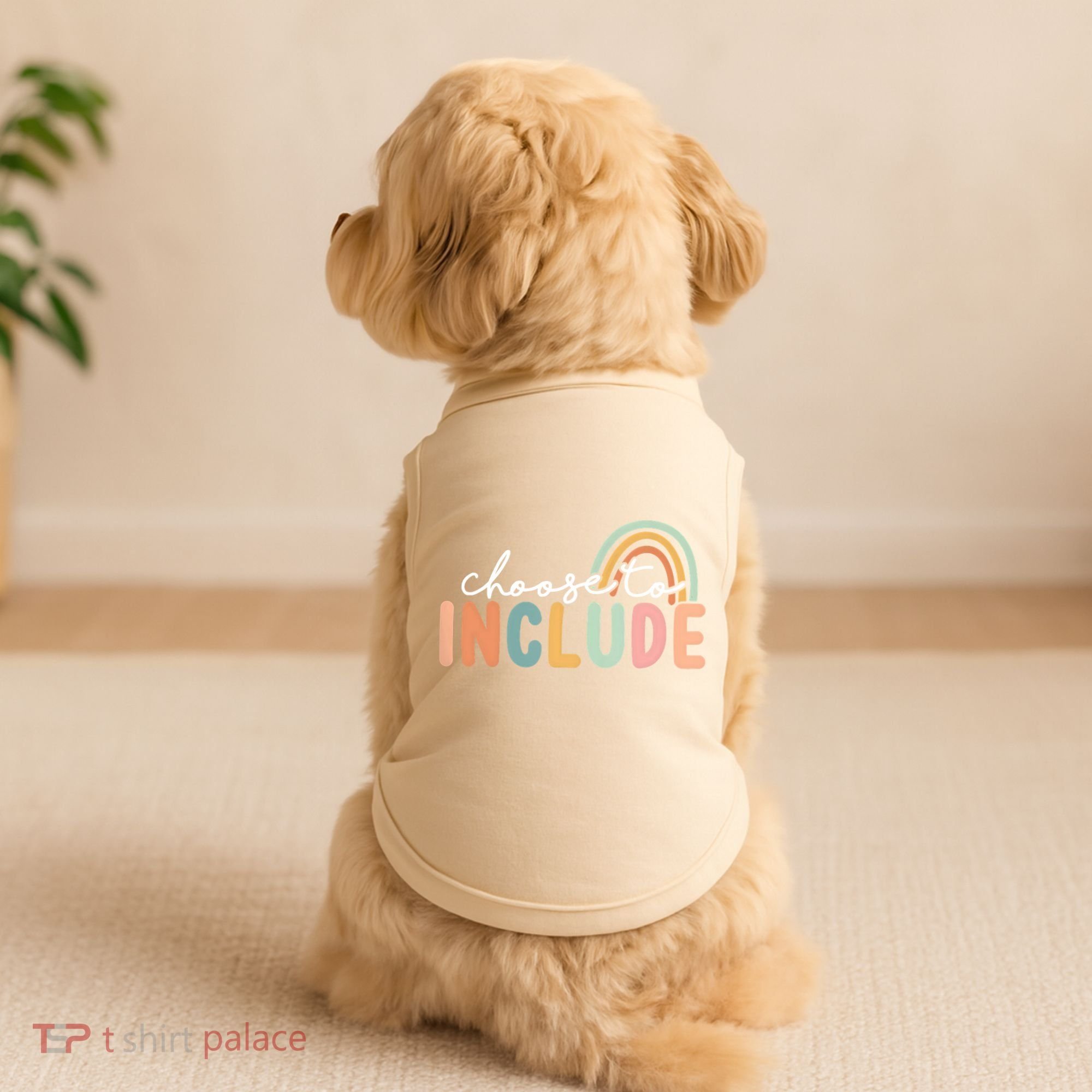 Choose To Include For Autism Teacher Special Education SPED Doggie Tank