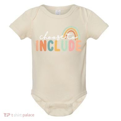 Choose To Include For Autism Teacher Special Education SPED Baby Bodysuit