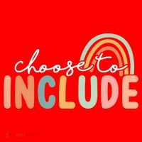 Choose To Include For Autism Teacher Special Education SPED Santa Hat thumb 1