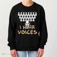 Choir Teacher I Hear Voices Funny Tee Chorister Women's Sweatshirt thumb 0