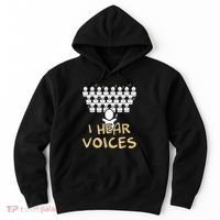 Choir Teacher I Hear Voices Funny Tee Chorister Hoodie thumb 0