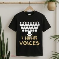 Choir Teacher I Hear Voices Funny Tee Chorister T-Shirt thumb 2