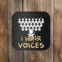 Choir Teacher I Hear Voices Funny Tee Chorister Coaster thumb 0