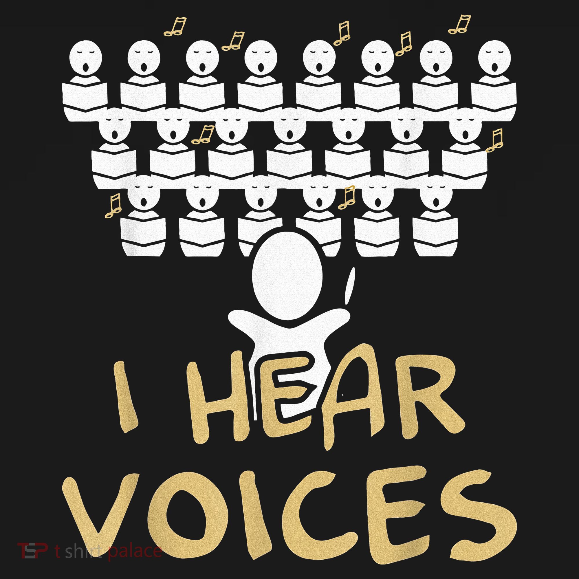 Choir Teacher I Hear Voices Funny Tee Chorister Women's Hoodie