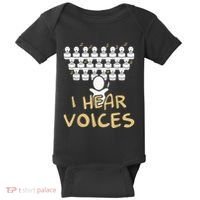 Choir Teacher I Hear Voices Funny Tee Chorister Baby Bodysuit thumb 0