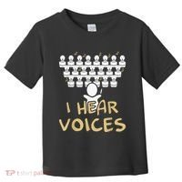 Choir Teacher I Hear Voices Funny Tee Chorister Toddler T-Shirt thumb 0