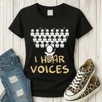 Choir Teacher I Hear Voices Funny Tee Chorister Women's T-Shirt thumb 3