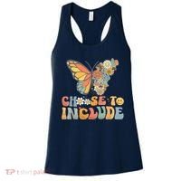 Choose To Include Special Education Teacher Floral Butterfly Women's Tank Top thumb 0