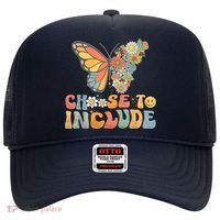 Choose To Include Special Education Teacher Floral Butterfly Hat thumb 0