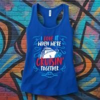 Cruisin Together I Cruise Ship Cruise Boat Cruise Cool Gift Women's Tank Top thumb 3