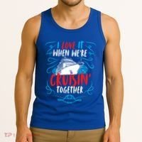 Cruisin Together I Cruise Ship Cruise Boat Cruise Cool Gift Tank Top thumb 3