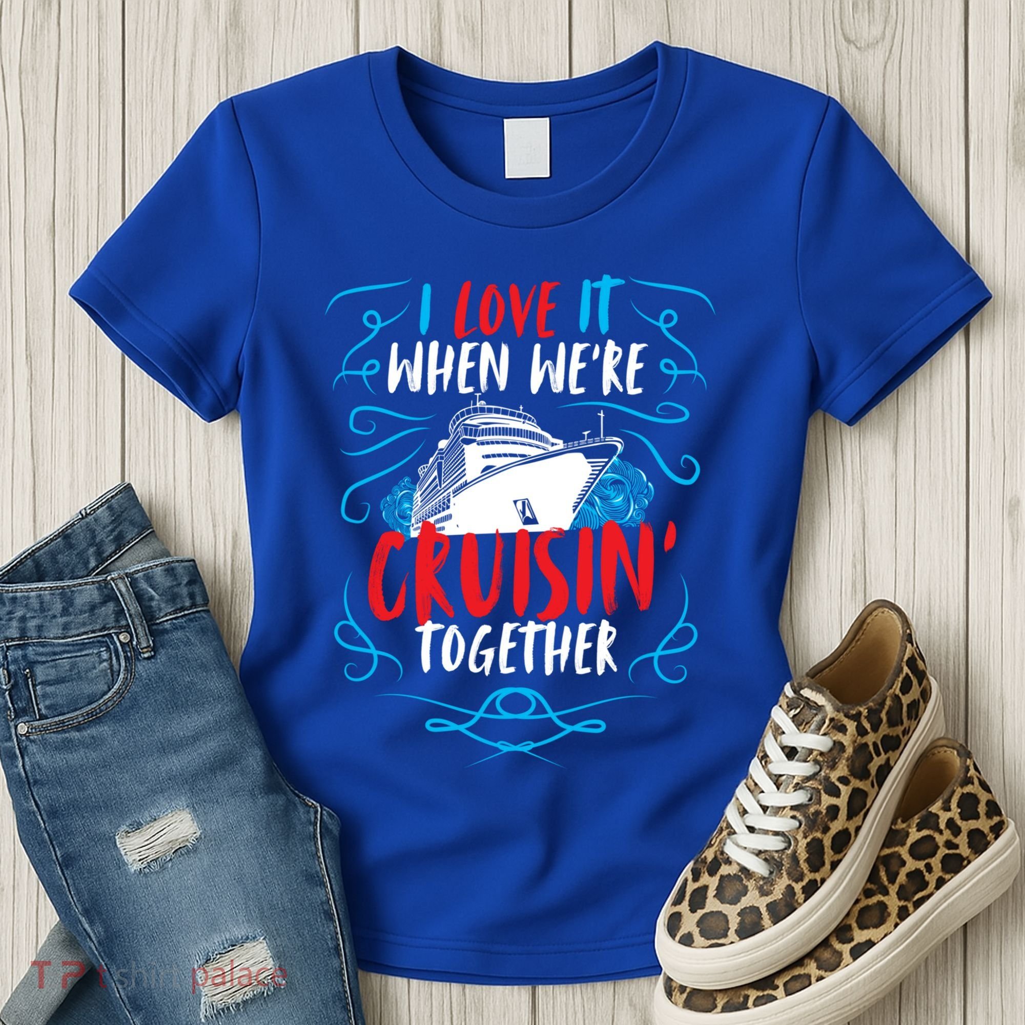 Cruisin Together I Cruise Ship Cruise Boat Cruise Cool Gift Women's T-Shirt