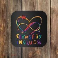 Choose To Include Autism Awareness Coaster thumb 0