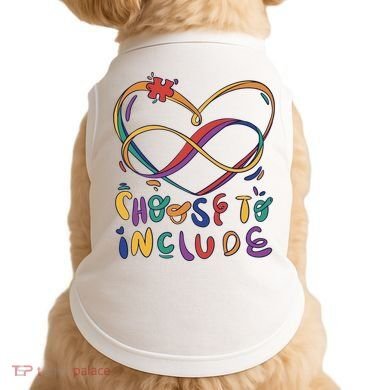 Choose To Include Autism Awareness Doggie Tank