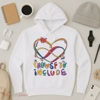 Choose To Include Autism Awareness Hoodie thumb 3