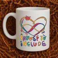 Choose To Include Autism Awareness Coffee Mug thumb 2
