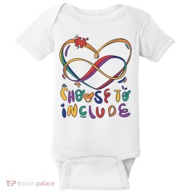 Choose To Include Autism Awareness Baby Bodysuit