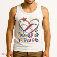 Choose To Include Autism Awareness Tank Top thumb 3