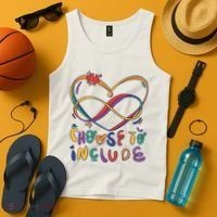 Choose To Include Autism Awareness Tank Top thumb 4