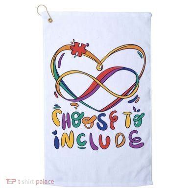 Choose To Include Autism Awareness Golf Towel