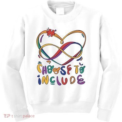 Choose To Include Autism Awareness Kids Sweatshirt