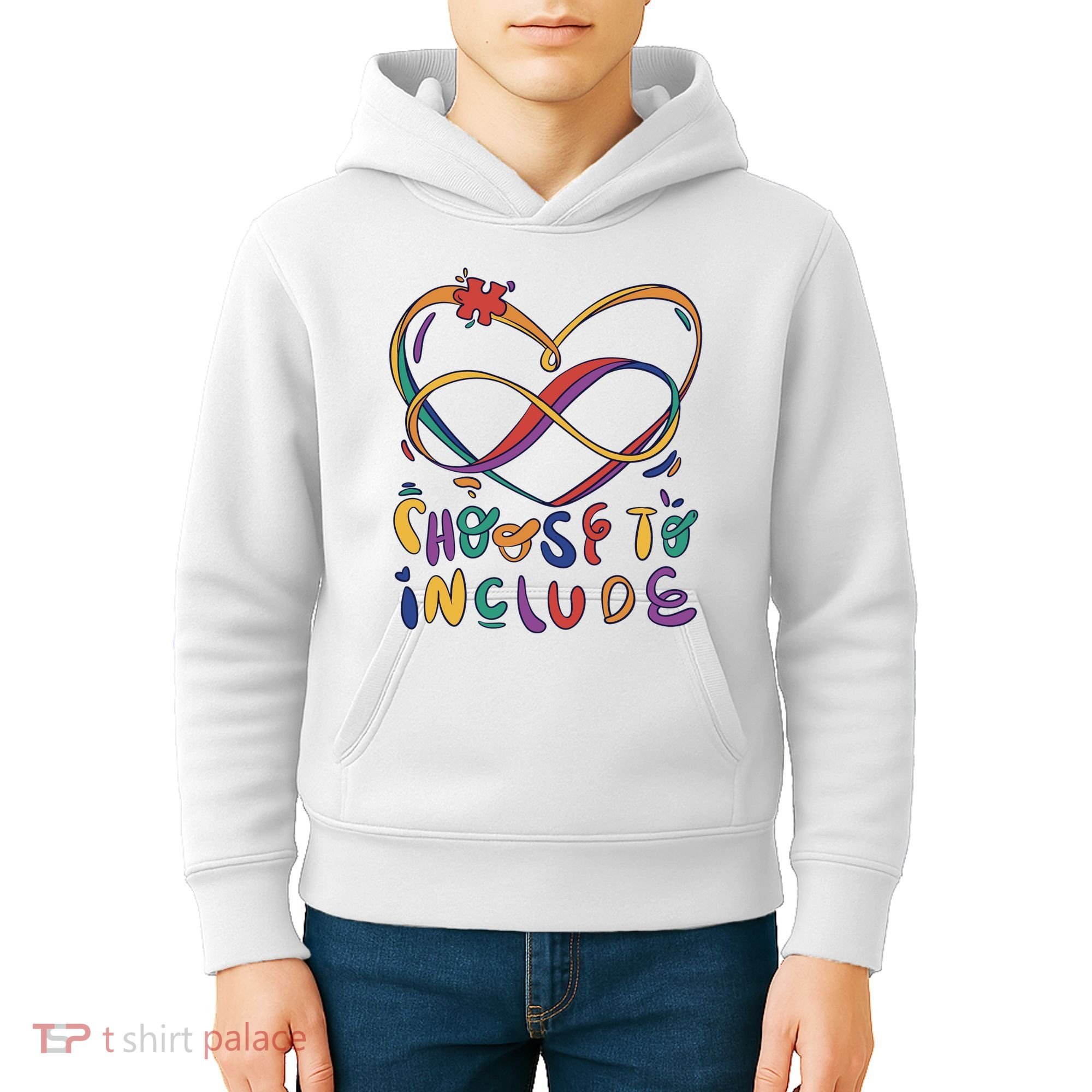 Choose To Include Autism Awareness Kids Hoodie