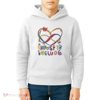 Choose To Include Autism Awareness Kids Hoodie thumb 4
