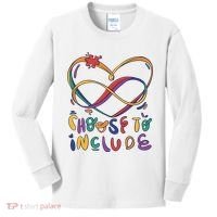 Choose To Include Autism Awareness Kids Long Sleeve Shirt thumb 0