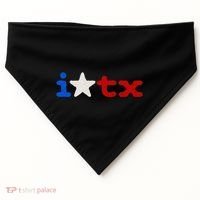 Cute Texas  I love Texas Real Proud Texan USA-Made Doggie Bandana thumb 0