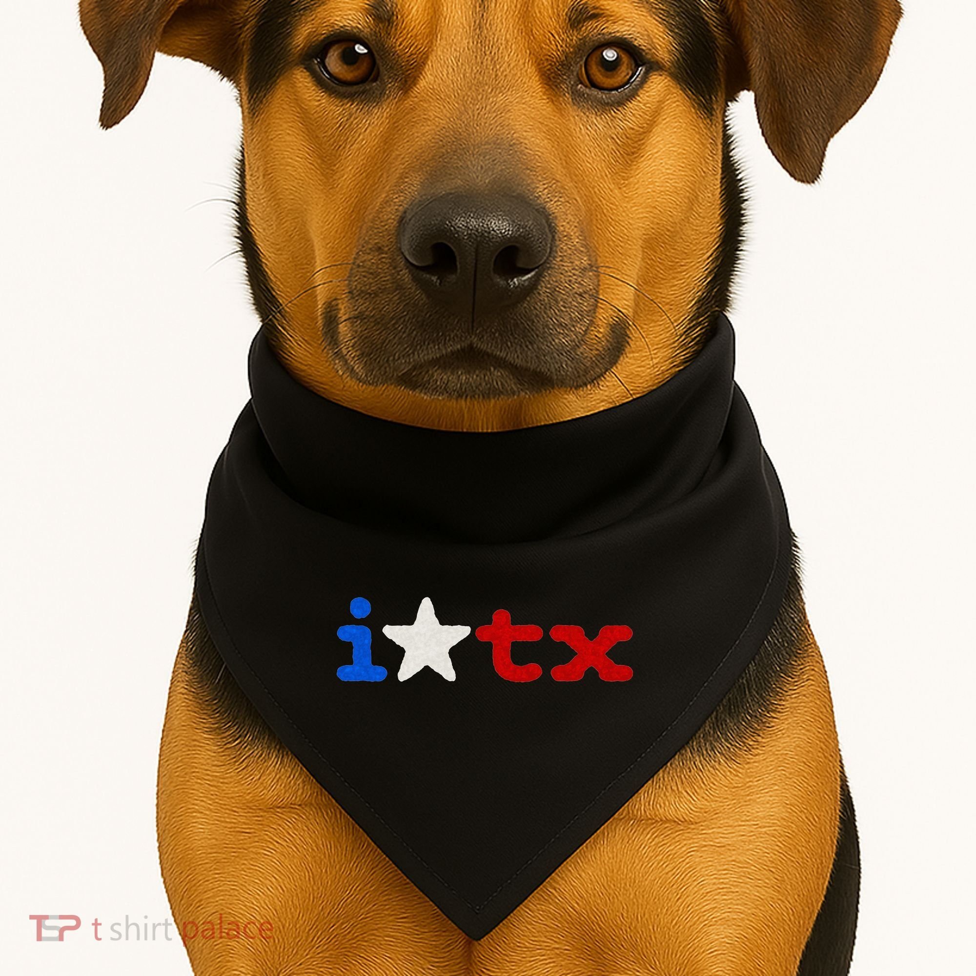 Cute Texas  I love Texas Real Proud Texan USA-Made Doggie Bandana