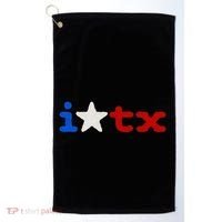 Cute Texas  I love Texas Real Proud Texan Golf Towel thumb 0