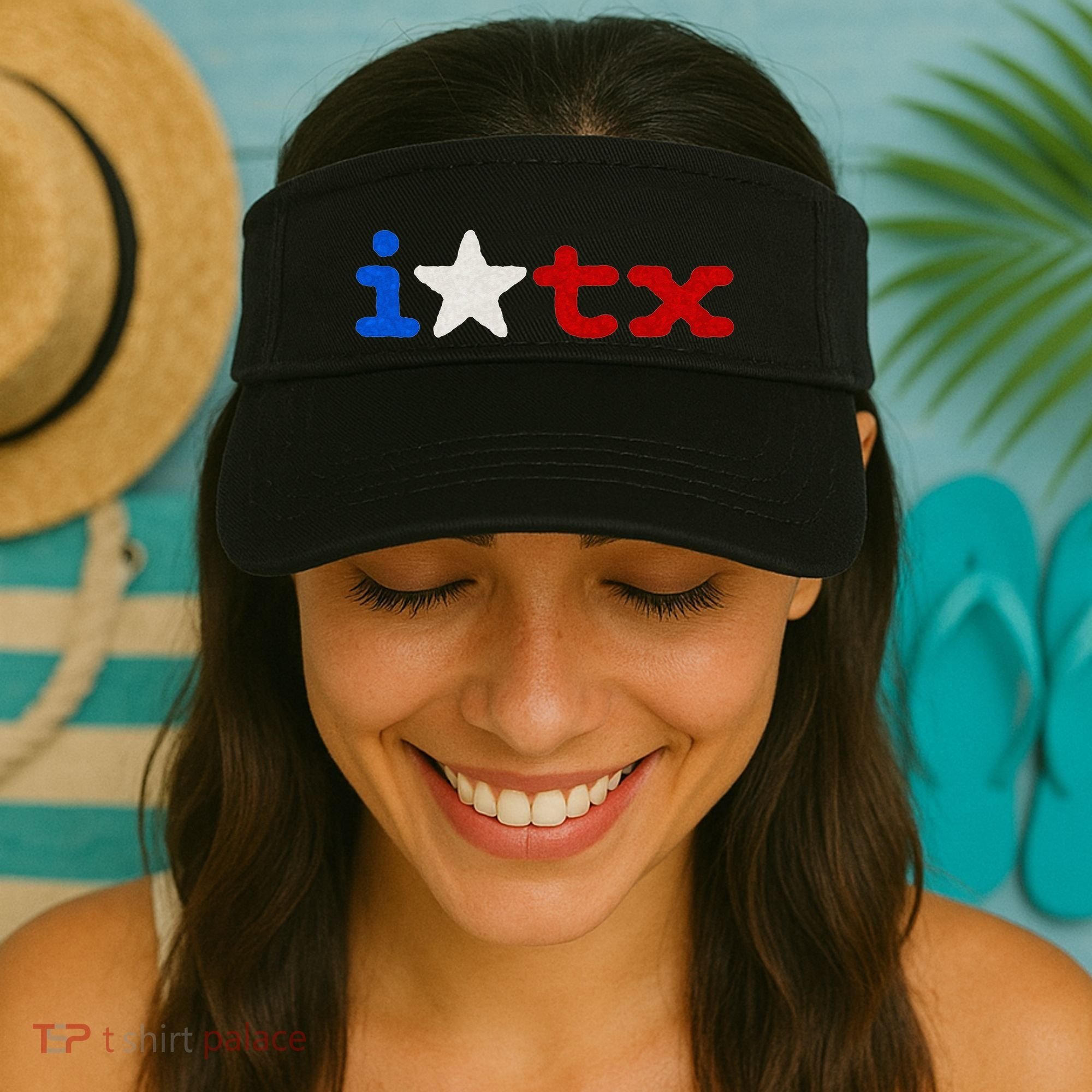 Cute Texas  I love Texas Real Proud Texan Visor