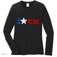 Cute Texas  I love Texas Real Proud Texan Women's Long Sleeve Shirt thumb 0