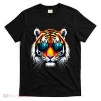 Cool Tiger In Sunglasses Graphic Tigers T-Shirt thumb 0