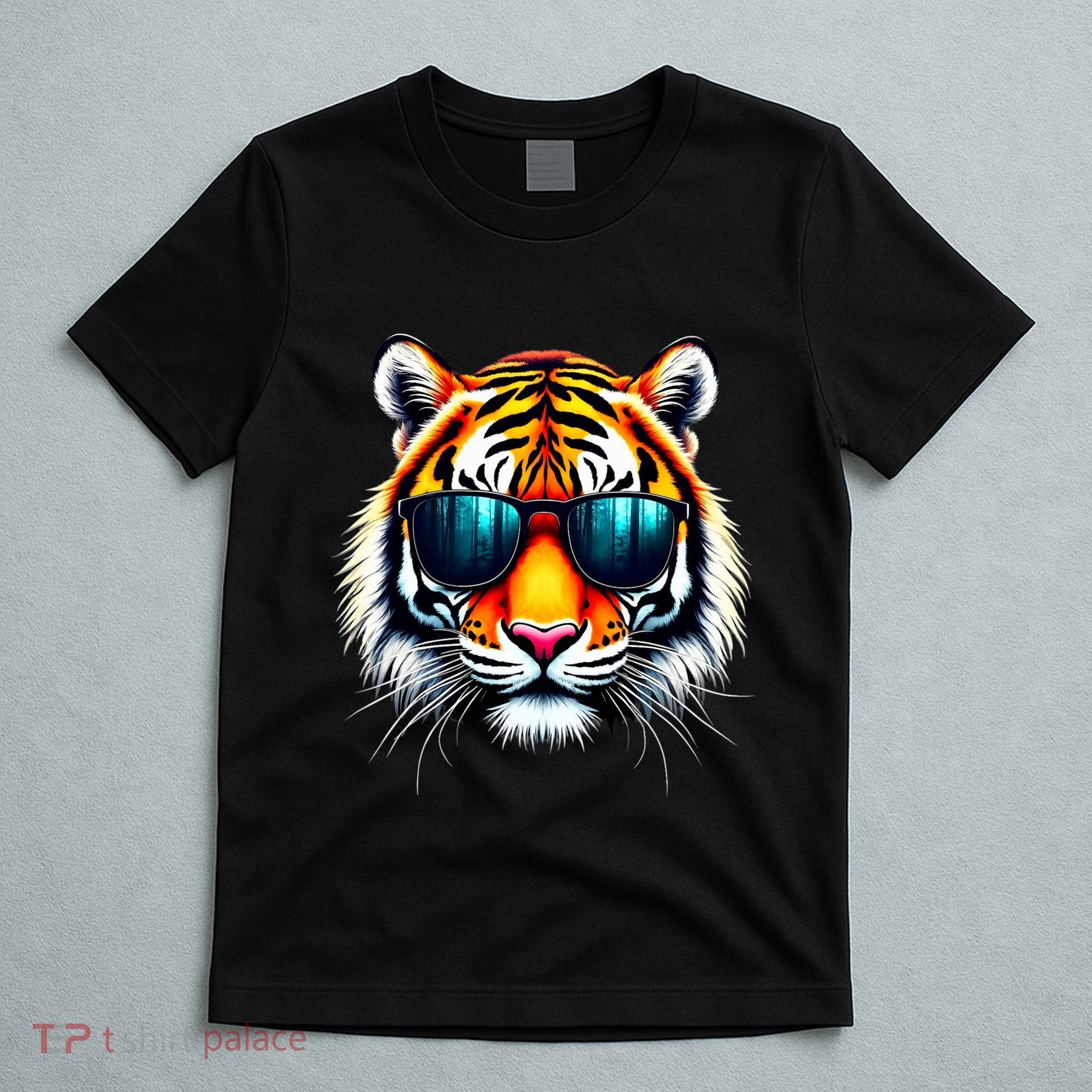 Cool Tiger In Sunglasses Graphic Tigers T-Shirt