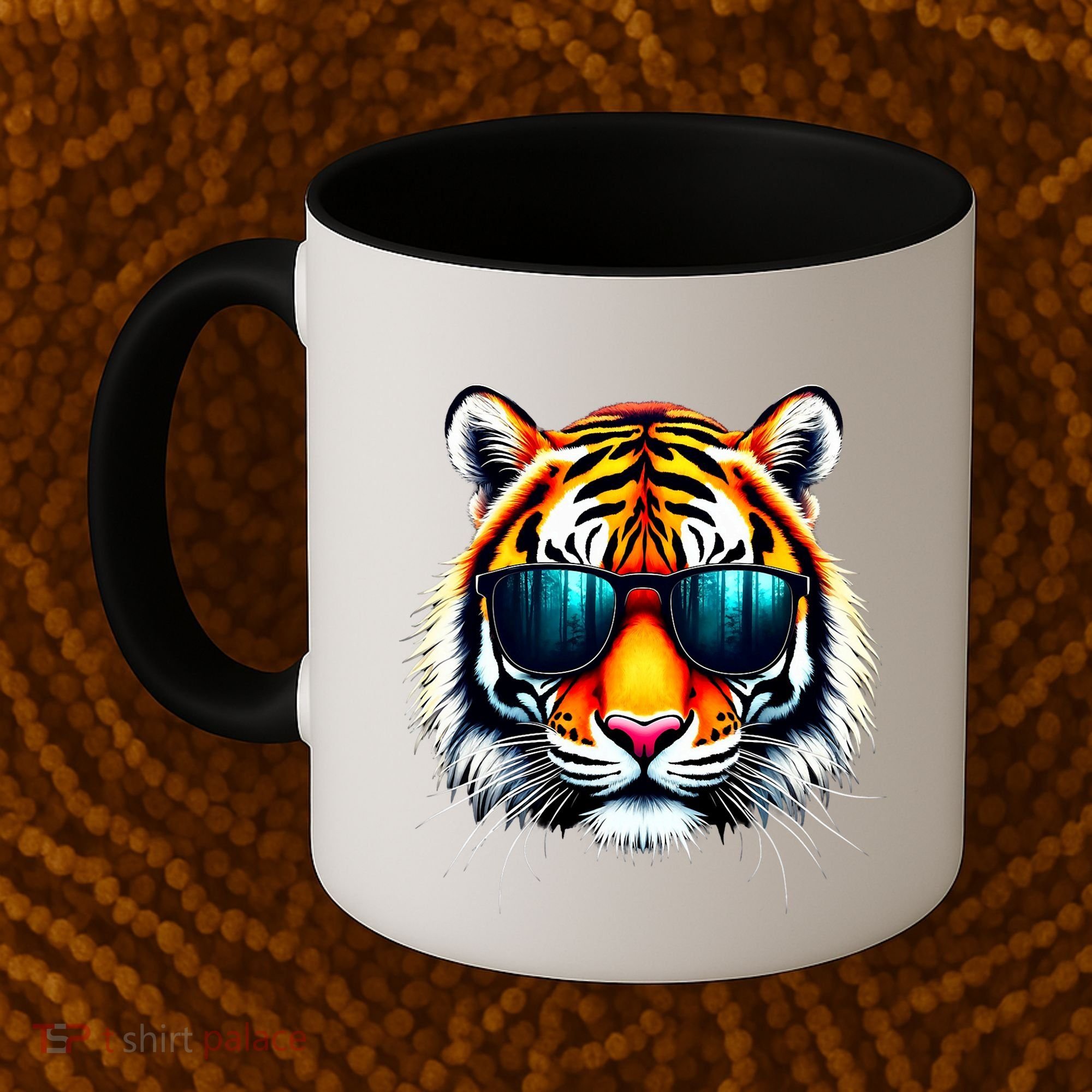 Cool Tiger In Sunglasses Graphic Tigers Coffee Mug