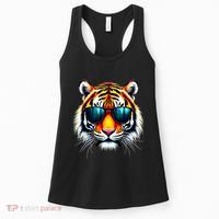 Cool Tiger In Sunglasses Graphic Tigers Women's Tank Top thumb 0