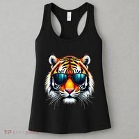 Cool Tiger In Sunglasses Graphic Tigers Women's Tank Top thumb 3