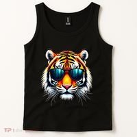 Cool Tiger In Sunglasses Graphic Tigers Tank Top thumb 2