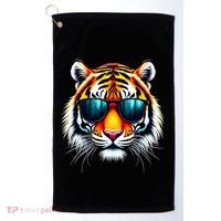 Cool Tiger In Sunglasses Graphic Tigers Golf Towel thumb 0