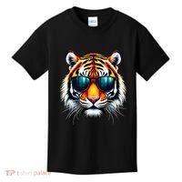 Cool Tiger In Sunglasses Graphic Tigers Kids T-Shirt thumb 0