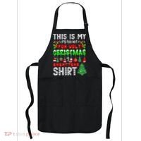 Christmas This Is My It's Too Hot For Ugly Xmas Sweaters Apron thumb 0