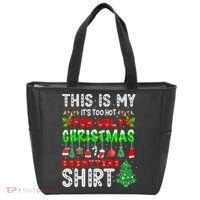 Christmas This Is My It's Too Hot For Ugly Xmas Sweaters Tote Bag thumb 0