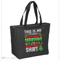 Christmas This Is My It's Too Hot For Ugly Xmas Sweaters Tote Bag thumb 2