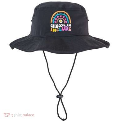 Choose To Include Colorful Rainbow Bucket Hat