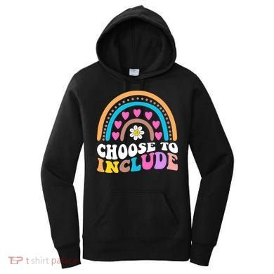 Choose To Include Colorful Rainbow Women's Hoodie
