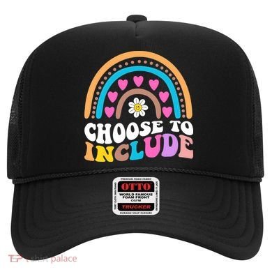 Choose To Include Colorful Rainbow Hat