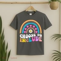 Choose To Include Colorful Rainbow T-Shirt thumb 2