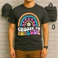 Choose To Include Colorful Rainbow T-Shirt thumb 6