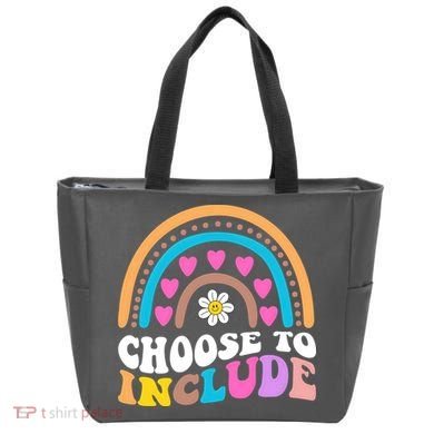 Choose To Include Colorful Rainbow Tote Bag